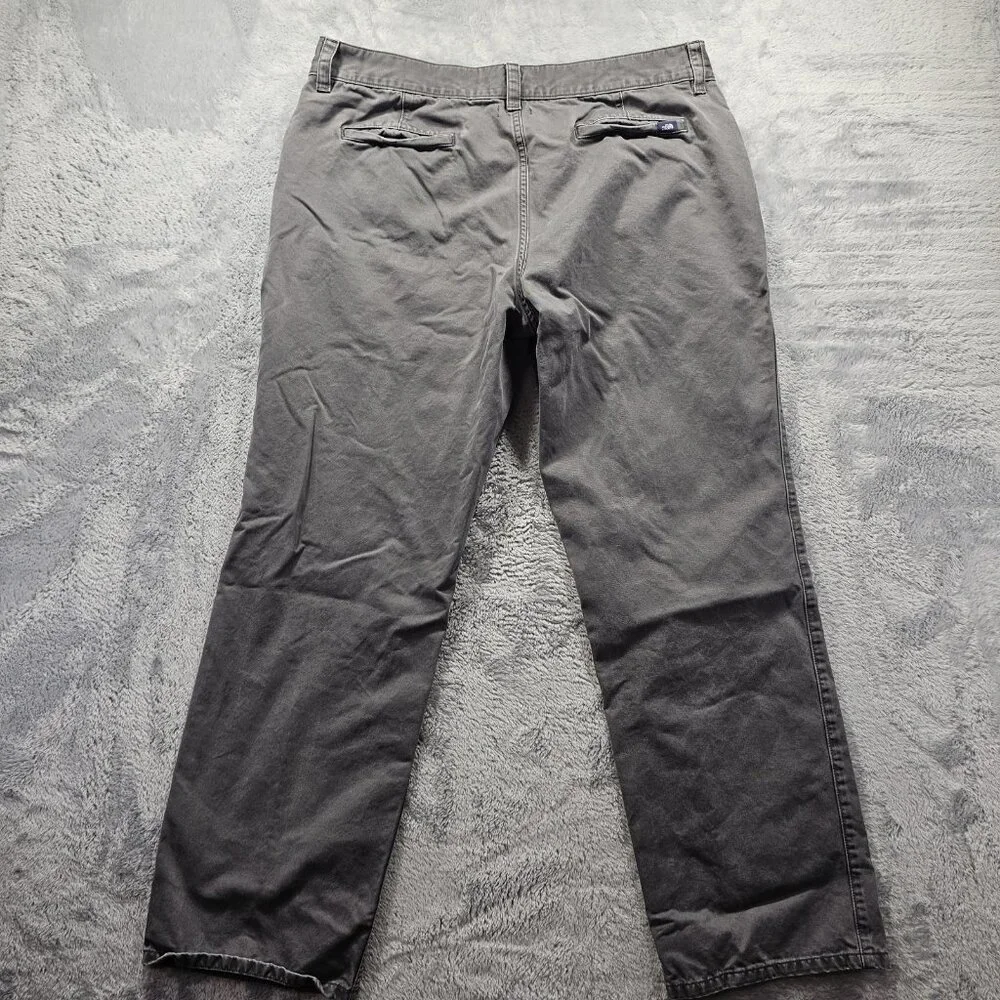 The North Face Pants Mens 38 (36x30.5) Canvas Outdoor Hiking Trousers Charcoal